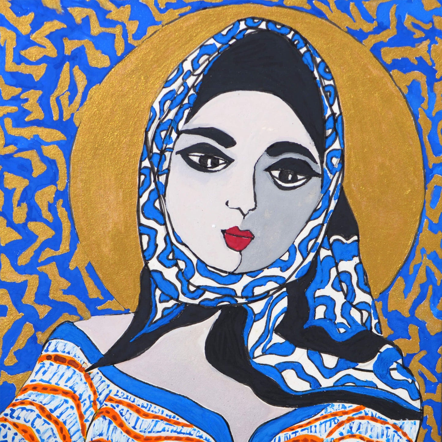 Whisper of Her Light- Gouache Original Painting