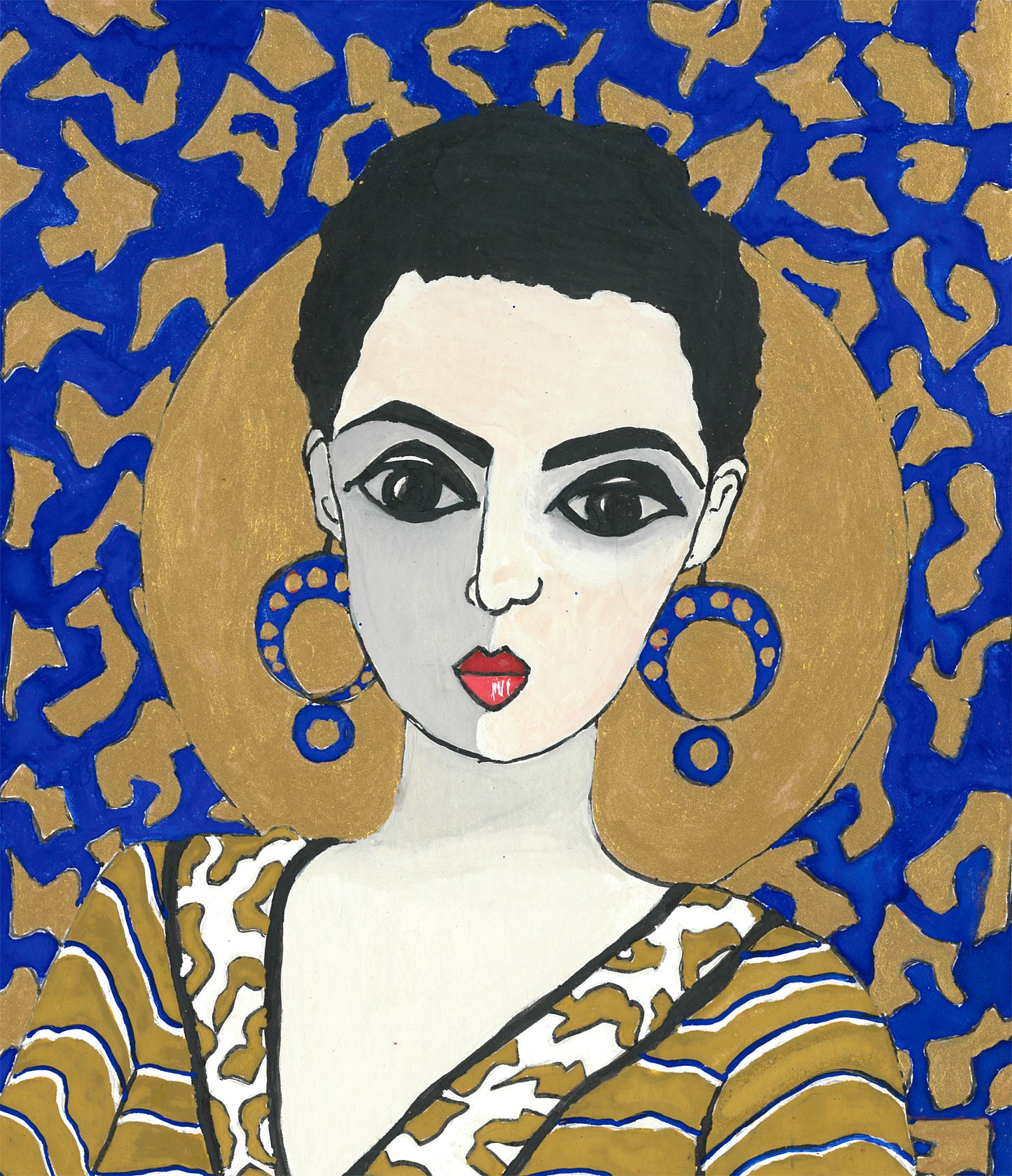 The Divine Spirit Gouache Original Painting